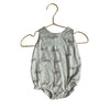Rylee & Cru Mint Green Whale Print Bubble Romper - Size 0-3 Mo