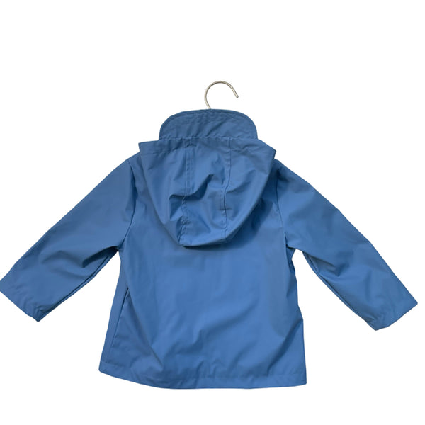 Mayoral Blue Hooded Rain Jacket - Size 18 Mo
