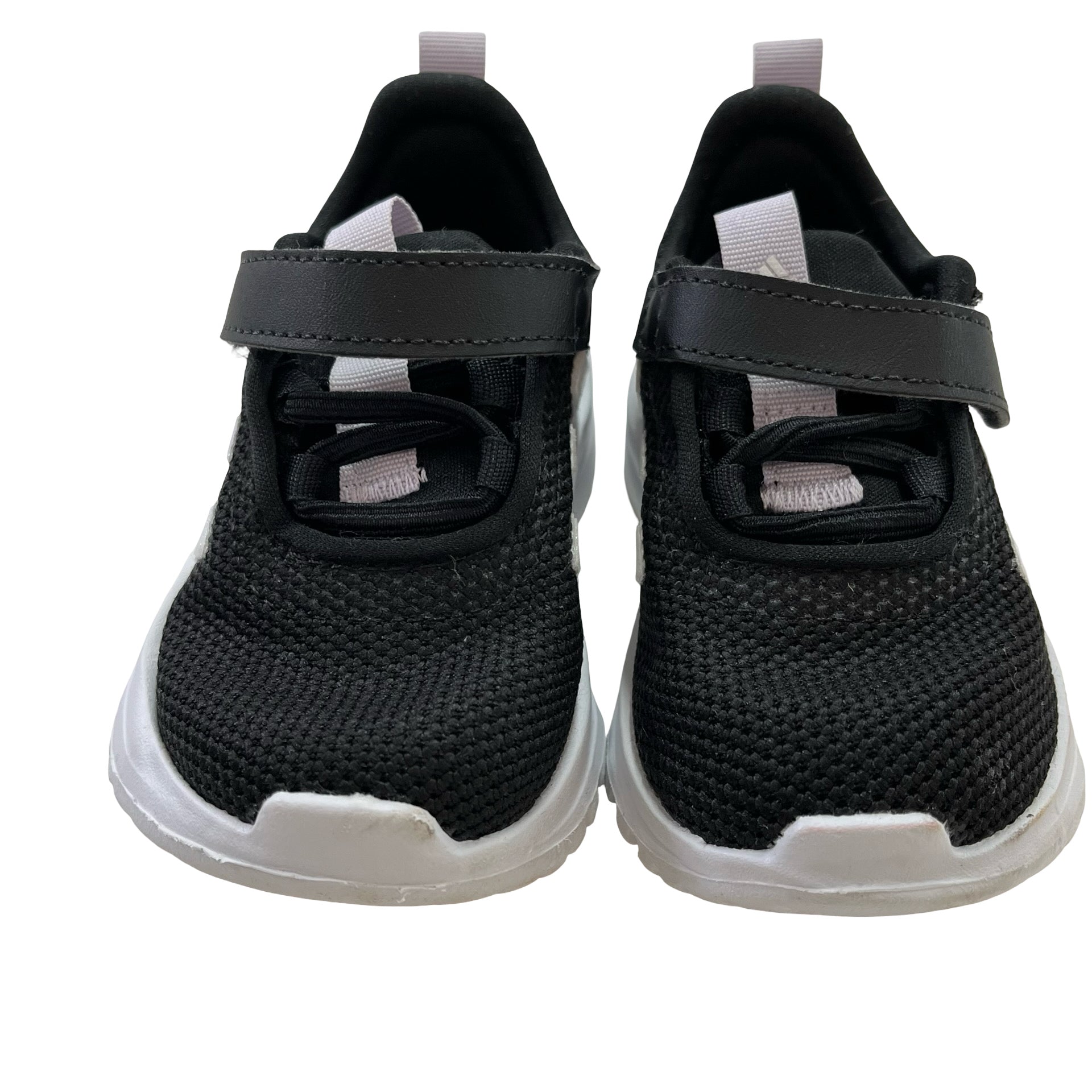 Adidas Black, Lavender & Iridescent Sneakers - Size 5K