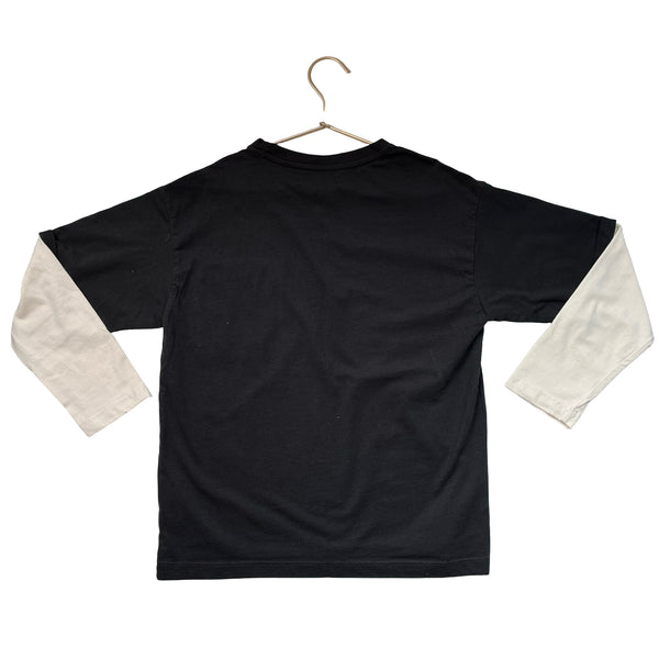 Zara Black & Ivory 'Don't Stop Go Crazy' Shirt - Size 10