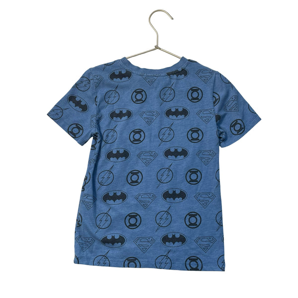 H&M x DC Blue 'Justice League' Flip Sequin Tee - Size 6-8Y