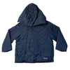 Patagonia Fleece-Lined Navy Hooded 'Quilted Puff Jacket' - Size 2T