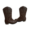 Cat & Jack Brown Faux Leather Cowboy Boots - Size 13