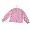 The New Society Pink Lace Insert Blouse - Size 4Y