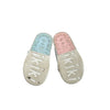 Ikiki Pink & Grey Pig Sneakers - Size 9