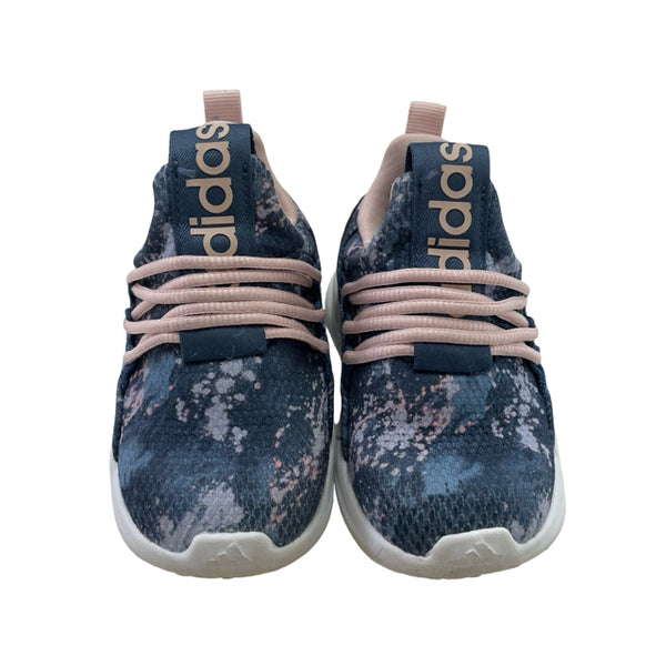 Adidas Blue & Peach Sneakers - Size 6K