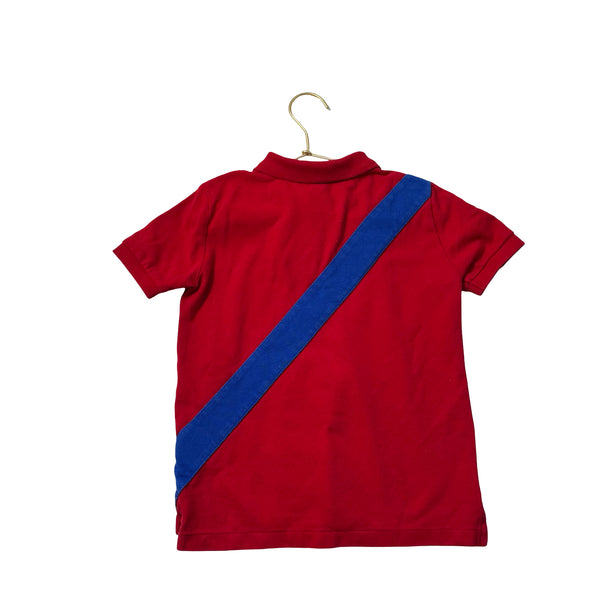 Polo Ralph Lauren Red & Blue Polo Shirt - Size 6