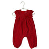 Cat & Jack Red Lace One-Piece Jumpsuit - Size 6-9 Mo