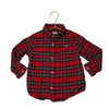 Hatley Red Plaid Flannel Button Down Shirt - Size 3