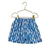 Flap Happy Blue Sea Horse Print Swim Shorts - Size 4