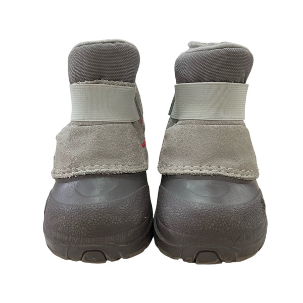 North Face Gray & Pink Winter Boots - Size 8