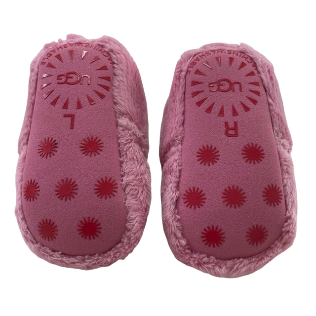 UGG Pink Fleece Booties - Size 0-1