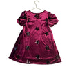 Cat & Jack Burgundy Velvet & Sequin Star Dress - Size S 6-7