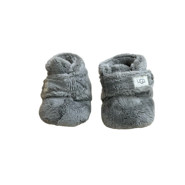 UGG Gray Fuzzy Booties - Size 0-1