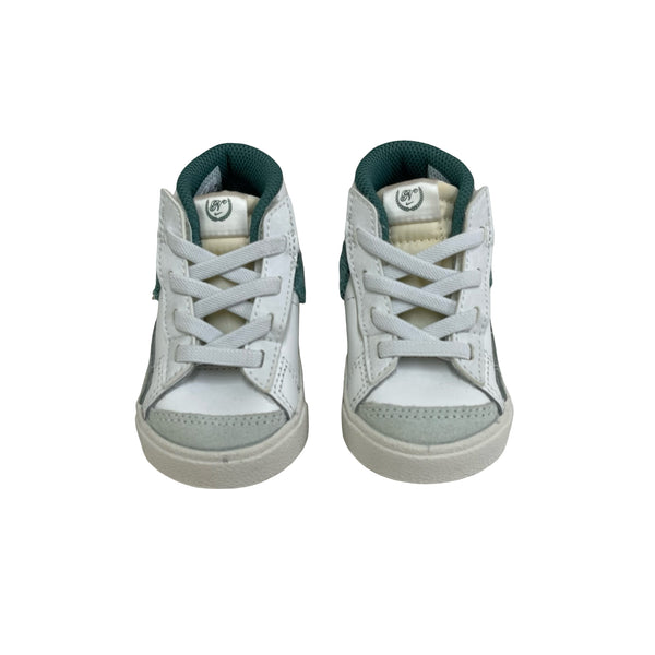 Nike Blazer Mid White & Green Sneakers New in Box - Size 4C