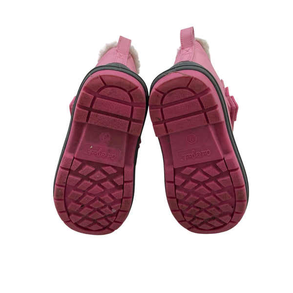 Cat & Jack Pink & Gray Winter Boots - Size 11