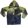 Munster Green & Black Tie-Dye Fleece Hooded Jacket - Size 6
