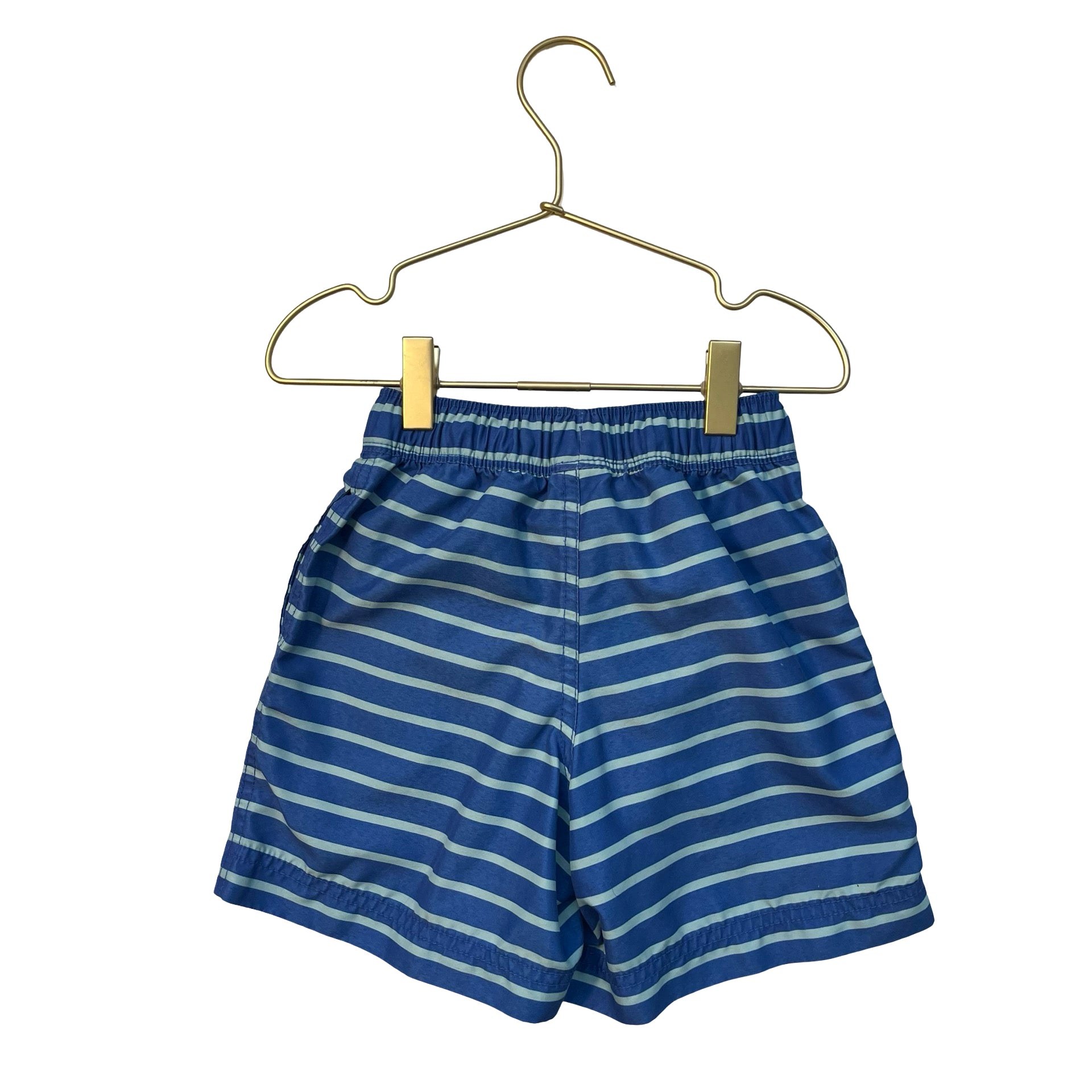 Hanna Andersson Blue Striped Swim Suit - Size 4
