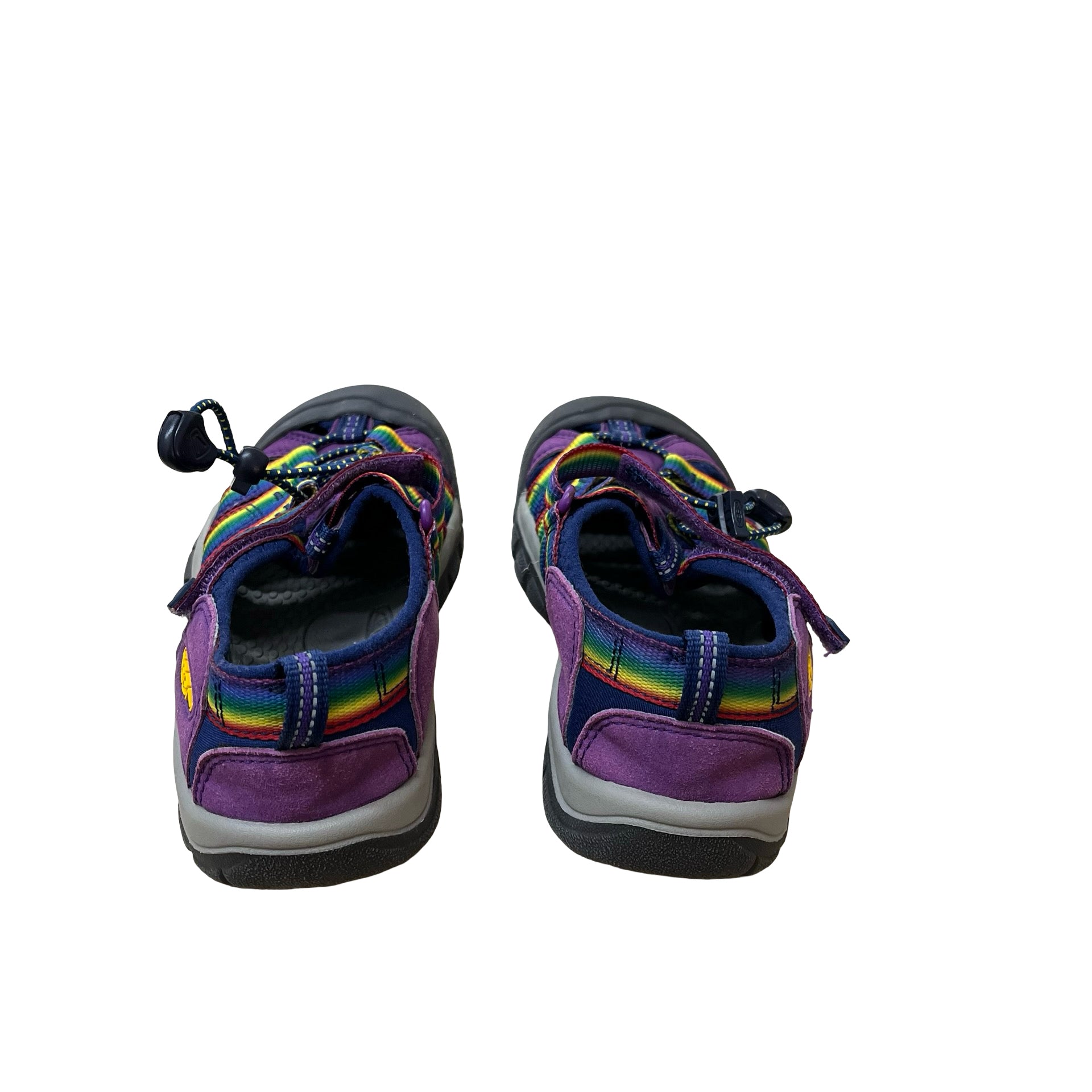 Keen Purple & Rainbow Closed-Toe Sandals - Size 1Y Big Kid