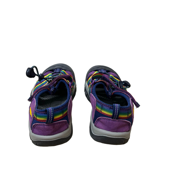 Keen Purple & Rainbow Closed-Toe Sandals - Size 1Y Big Kid