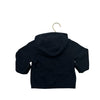 North Face Black Fleece Hooded Jacket - Size 12-18 Months