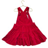 Gymboree Red Corduroy Apple Applique Overall Dress - Size 6