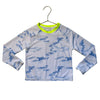 Rockets of Awesome Cloud Print Rash Guard - Size 6