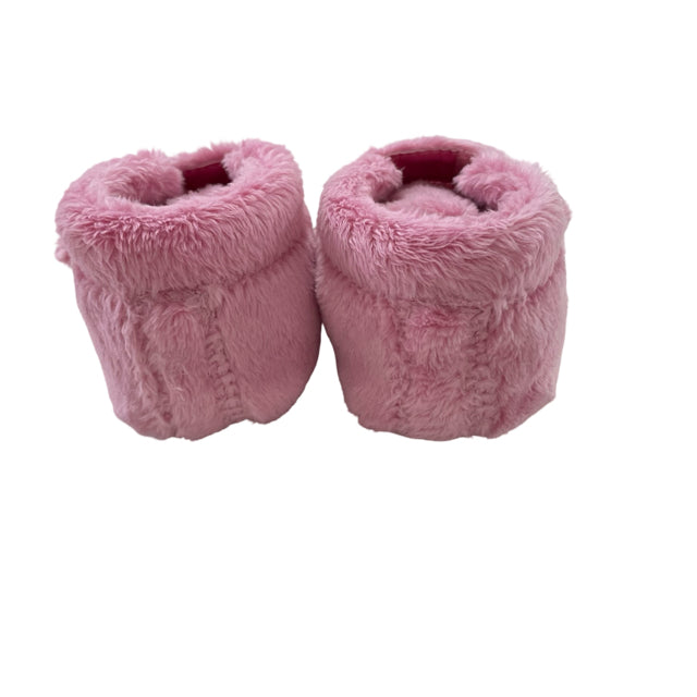 UGG Pink Fleece Booties - Size 0-1