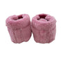 UGG Pink Fleece Booties - Size 0-1