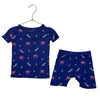 Kyte Blue Axolotl Print PJ Set - Size 2T