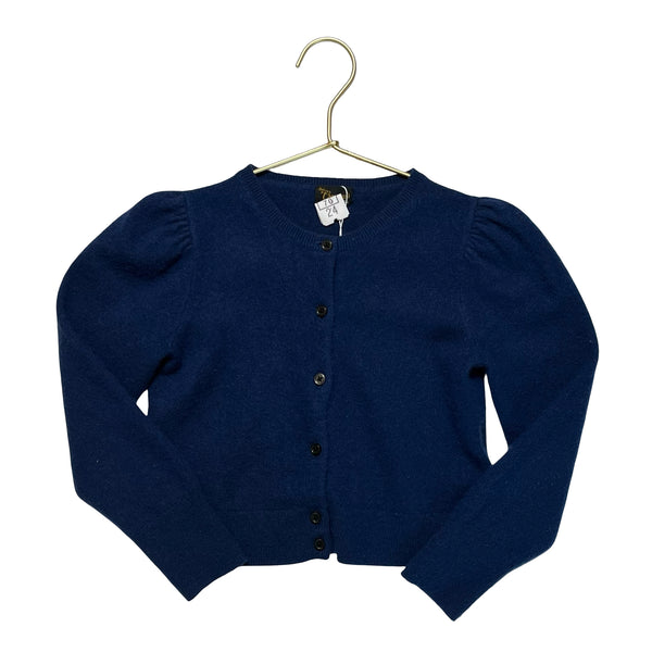 Crewcuts Navy 100% Cashmere Cardigan Sweater - Size S (6/7)