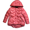 Catimini Faux-Fur Lined Coral Hooded Puffer Jacket - Size 6
