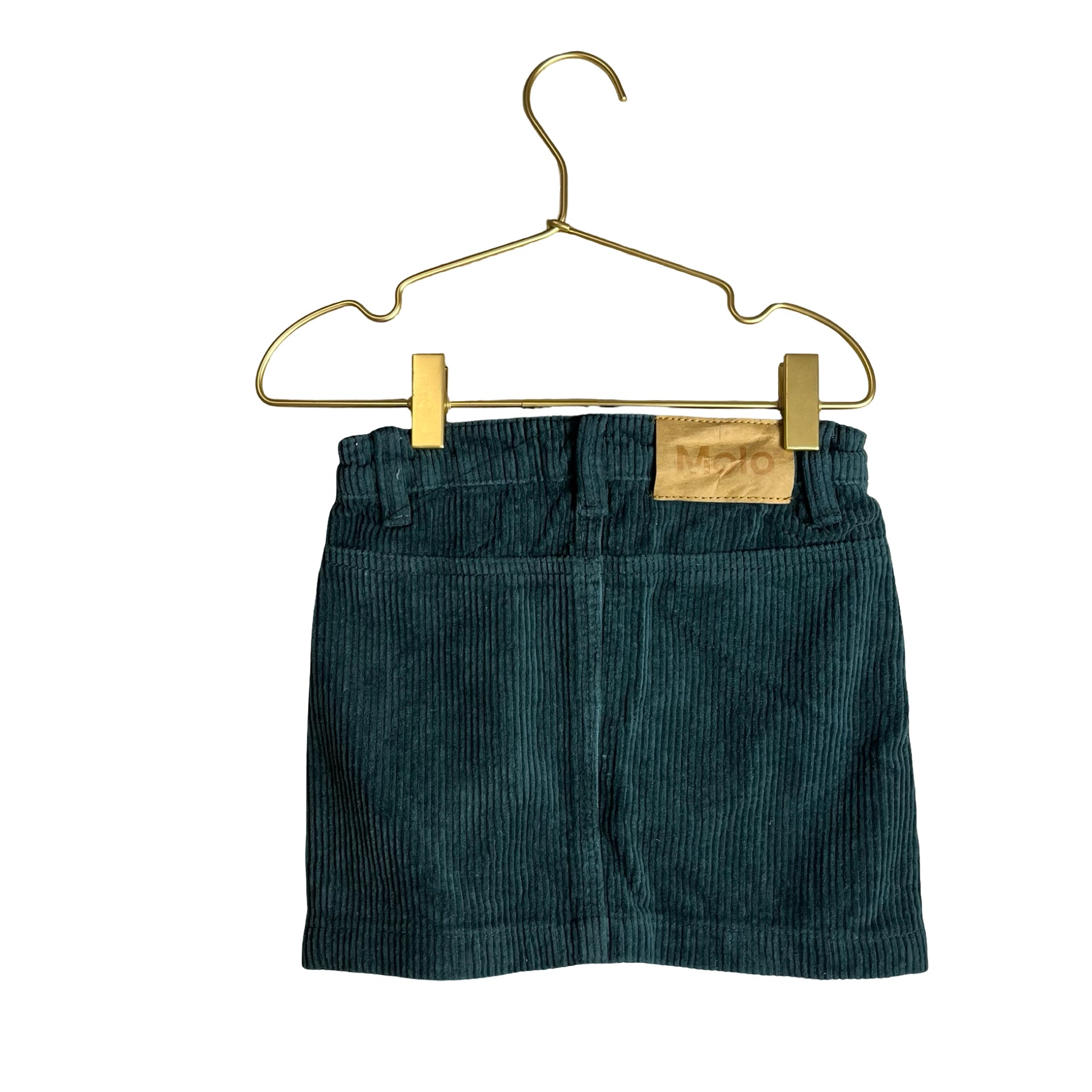 Molo Green Corduory Skirt - Size 3-4