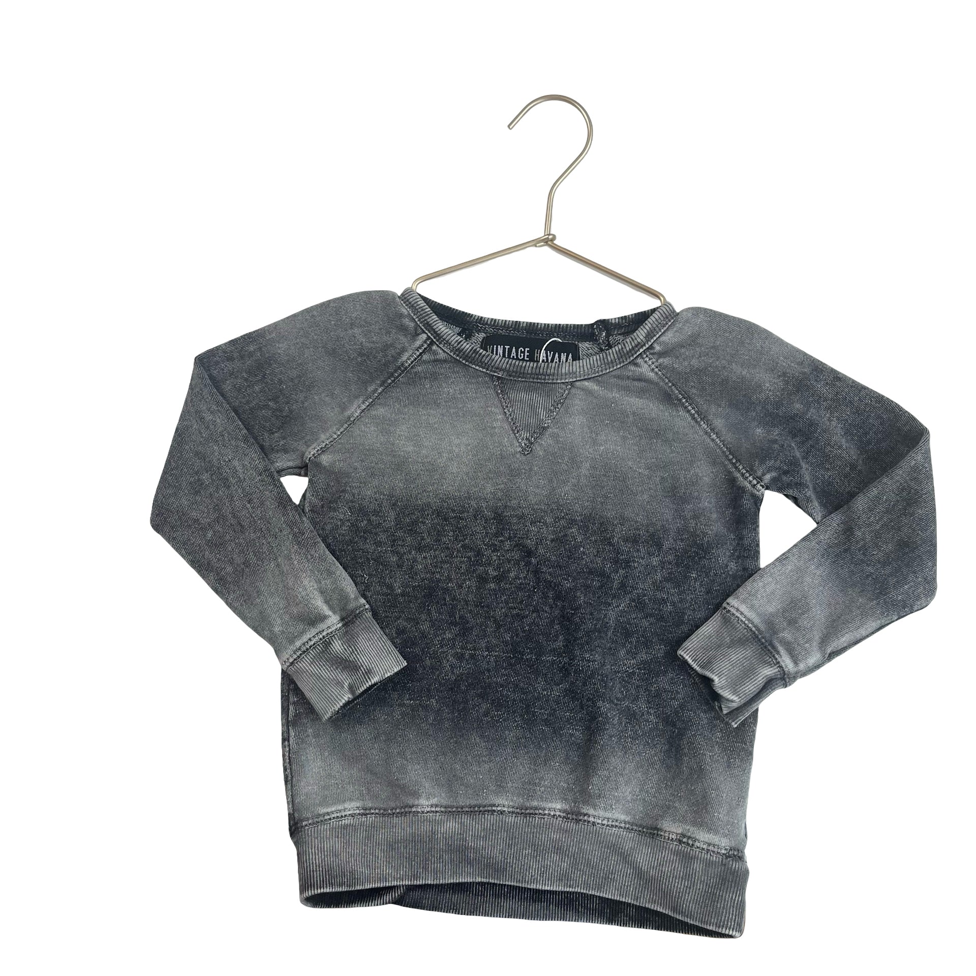 Vintage Havana Gray Ombre Tunic Sweatshirt - Size 2T