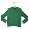 Brooks Brothers Green Cotton Cable-Knit Sweater - Size S 8