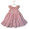Peppermint Pink & Ivory Embroidered Dress - Size 4