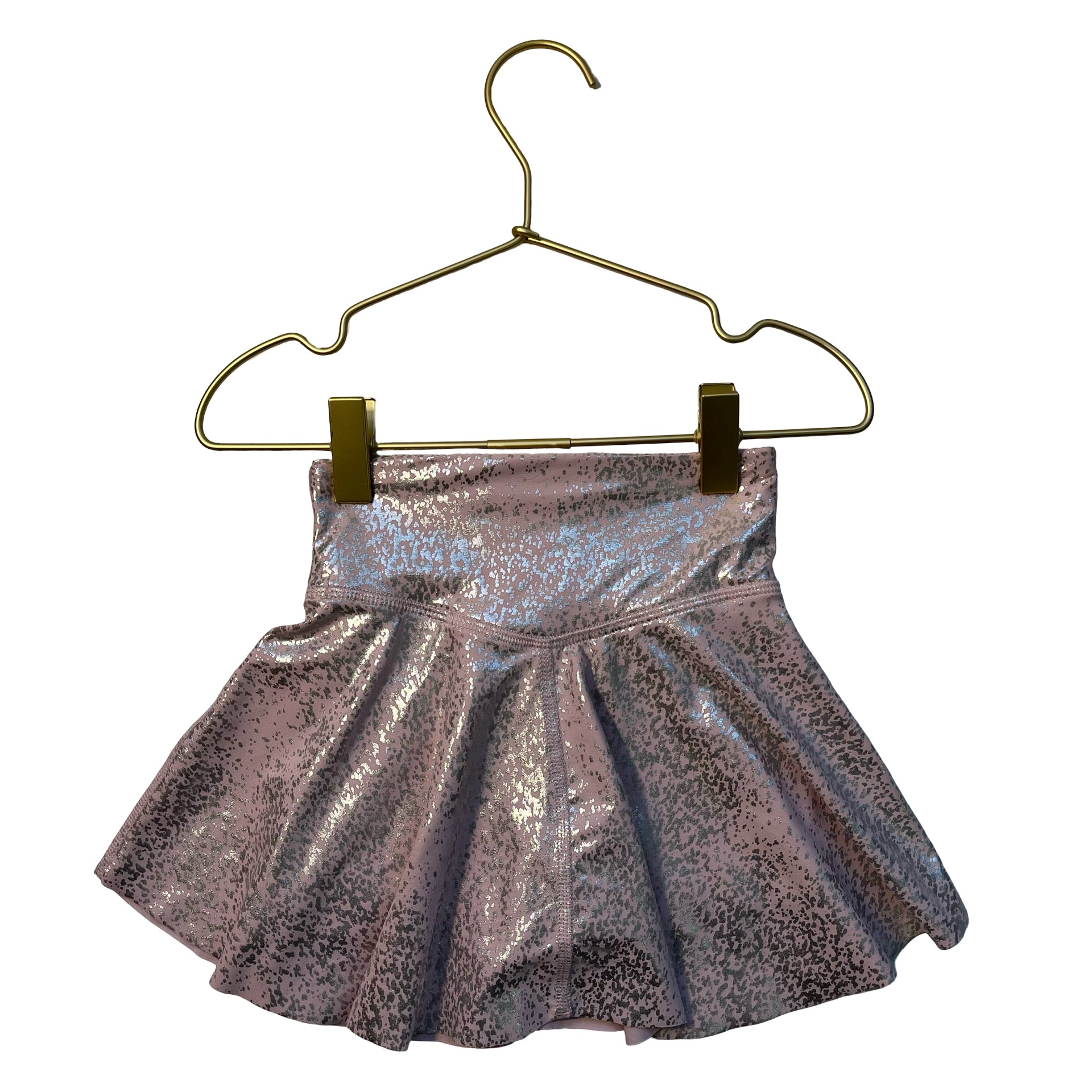 Old Navy Active Pink & Silver Foil Skort Skirt - Size XS 5