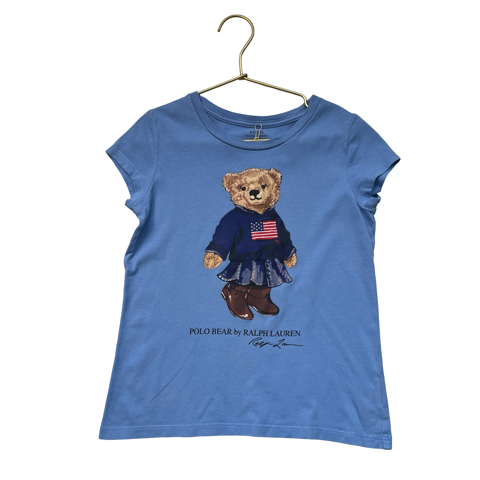 Polo Ralph Lauren Periwinkle Blue Polo Bear T-Shirt - Size S 7