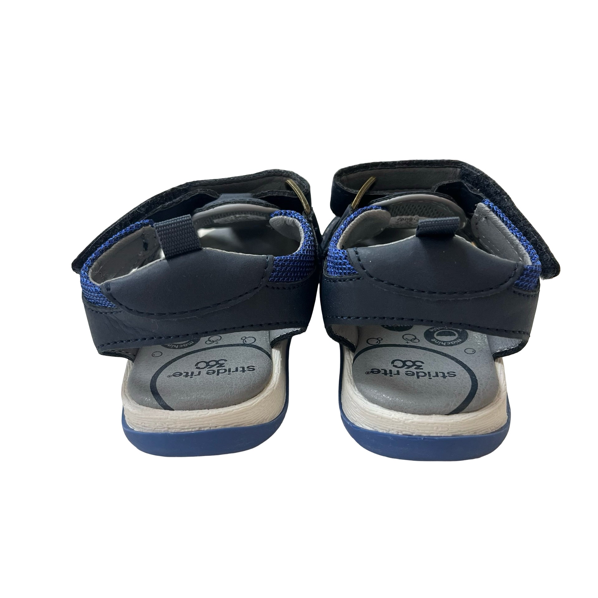 Stride Rite 'Paddy' Navy Closed-Toe Sandals - Size 8M