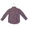 Janie and Jack Navy, Red, White Plaid Button Down - Size 2T