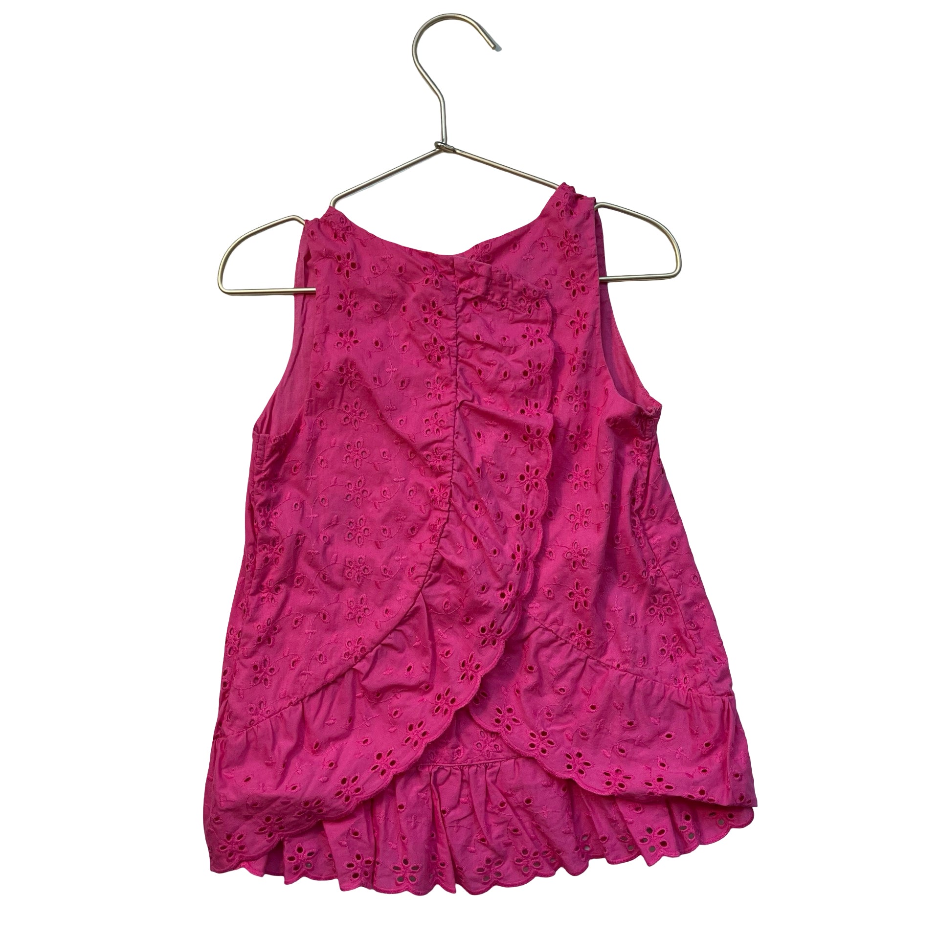 Polo Ralph Lauren Pink Eyelet Open-Back Top - Size 6