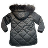 Appaman Fleece-Lined Black Hooded Puffer Jacket - Size 6