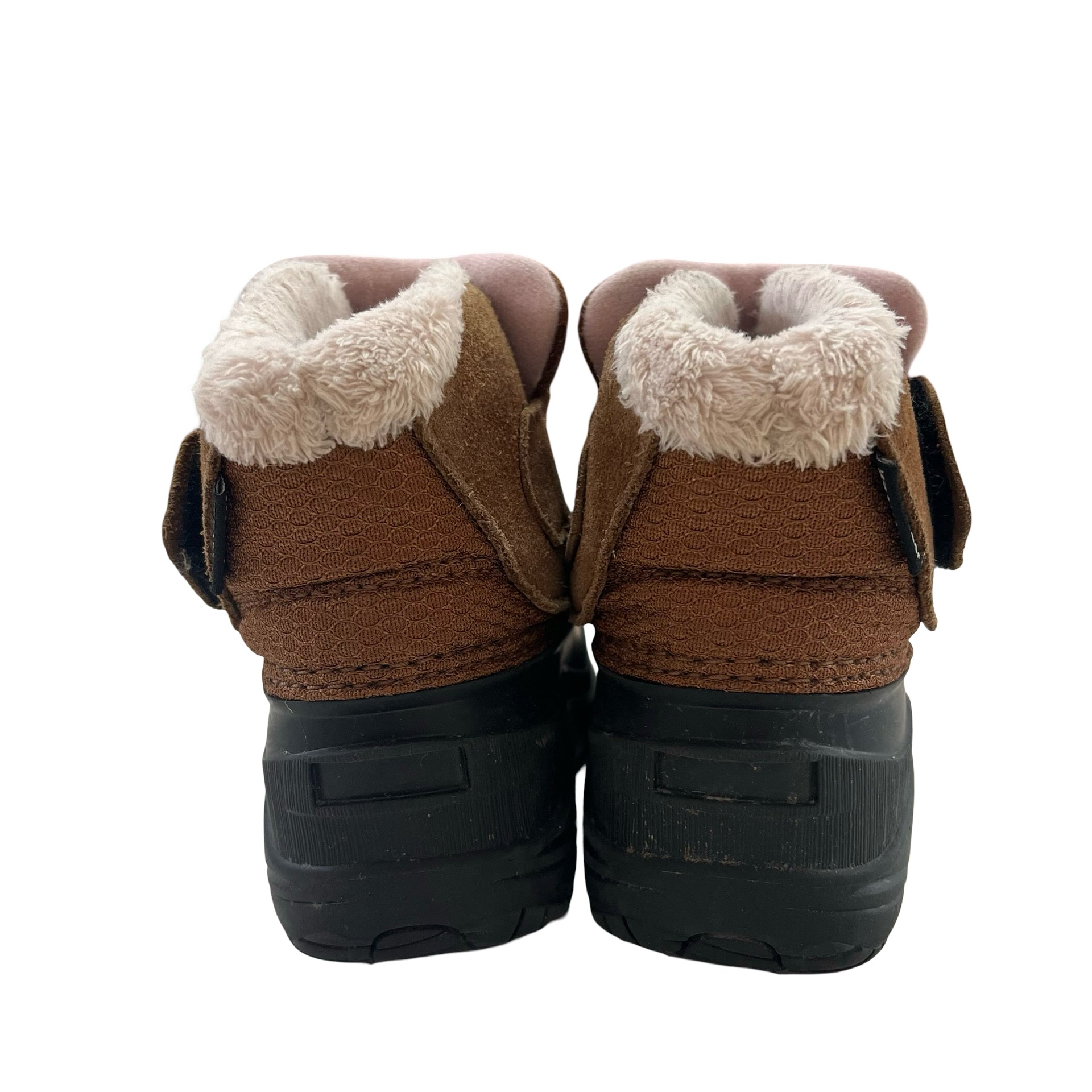 North Face Brown Suede Lined Winter Boots - Size 6