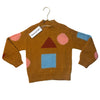 Misha & Puff 'Marigold Boucle Basic Square' 100% Alpaca Sweater w Tags - 6-7Y
