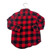 Baby Gap Red & Black Buffalo Plaid Flannel Long Sleeve Shirt - Size 2