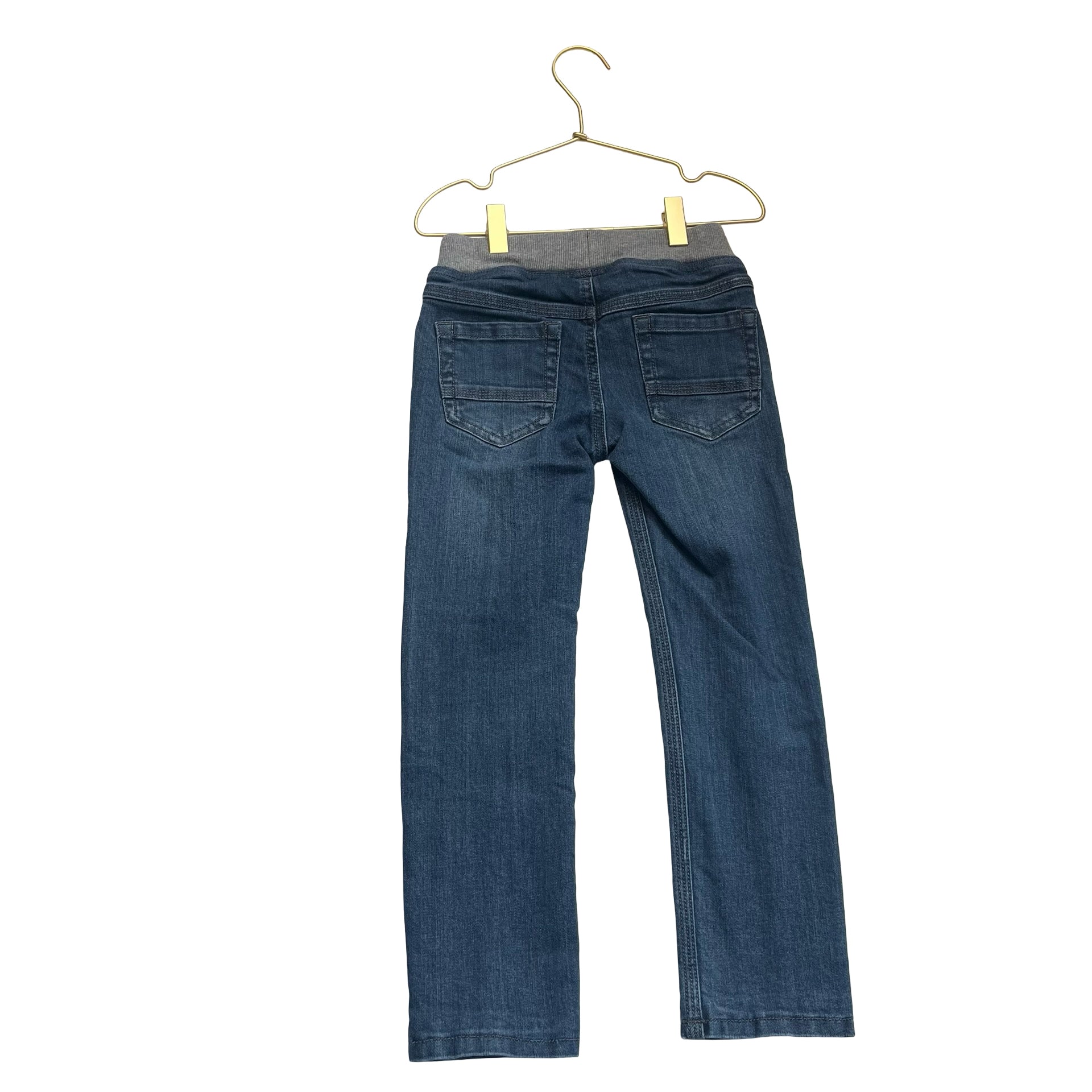 Hanna Andersson Jersey-Lined Denim Jeans - Size 110 (5)