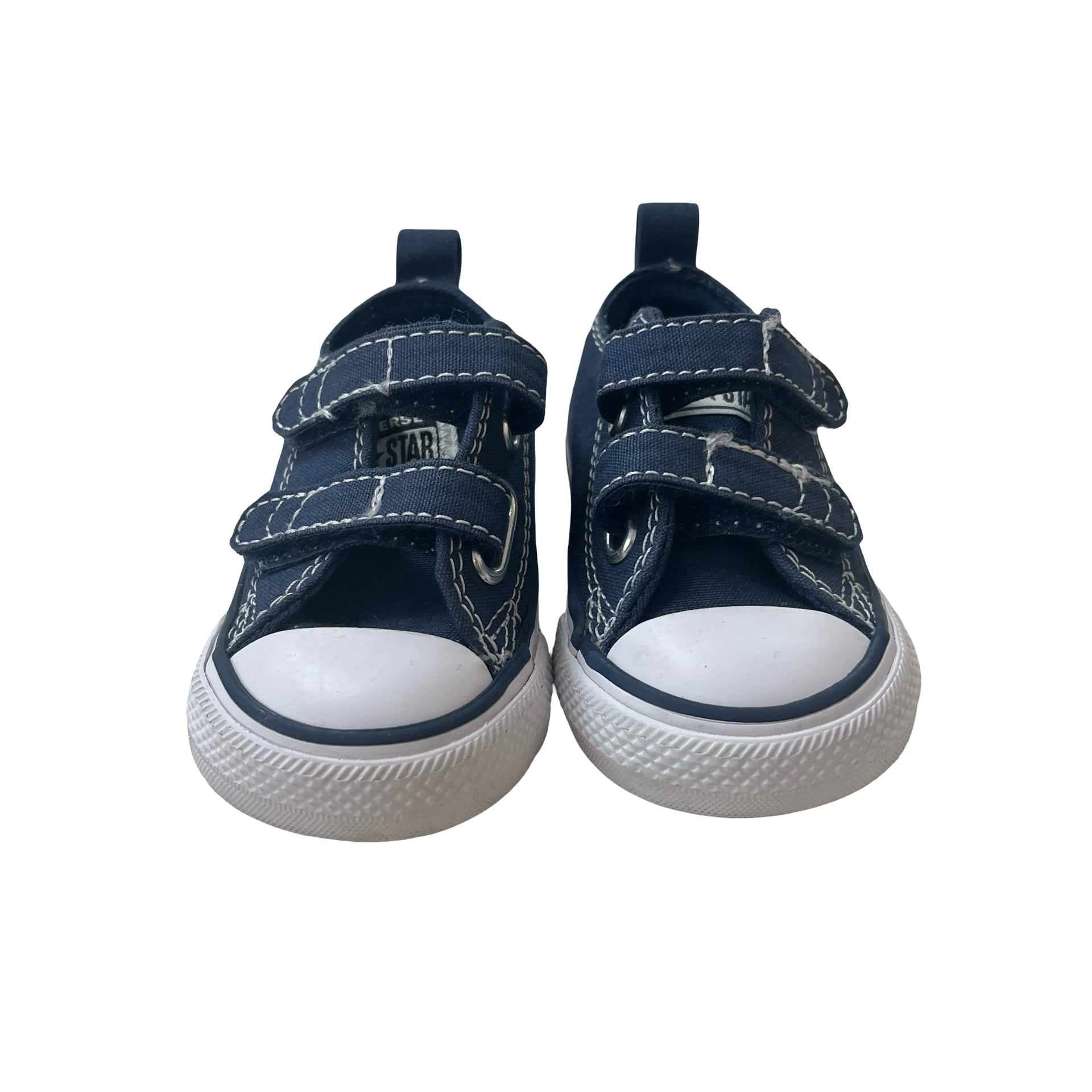 Converse All-Star Navy Velcro Sneakers - Size 3
