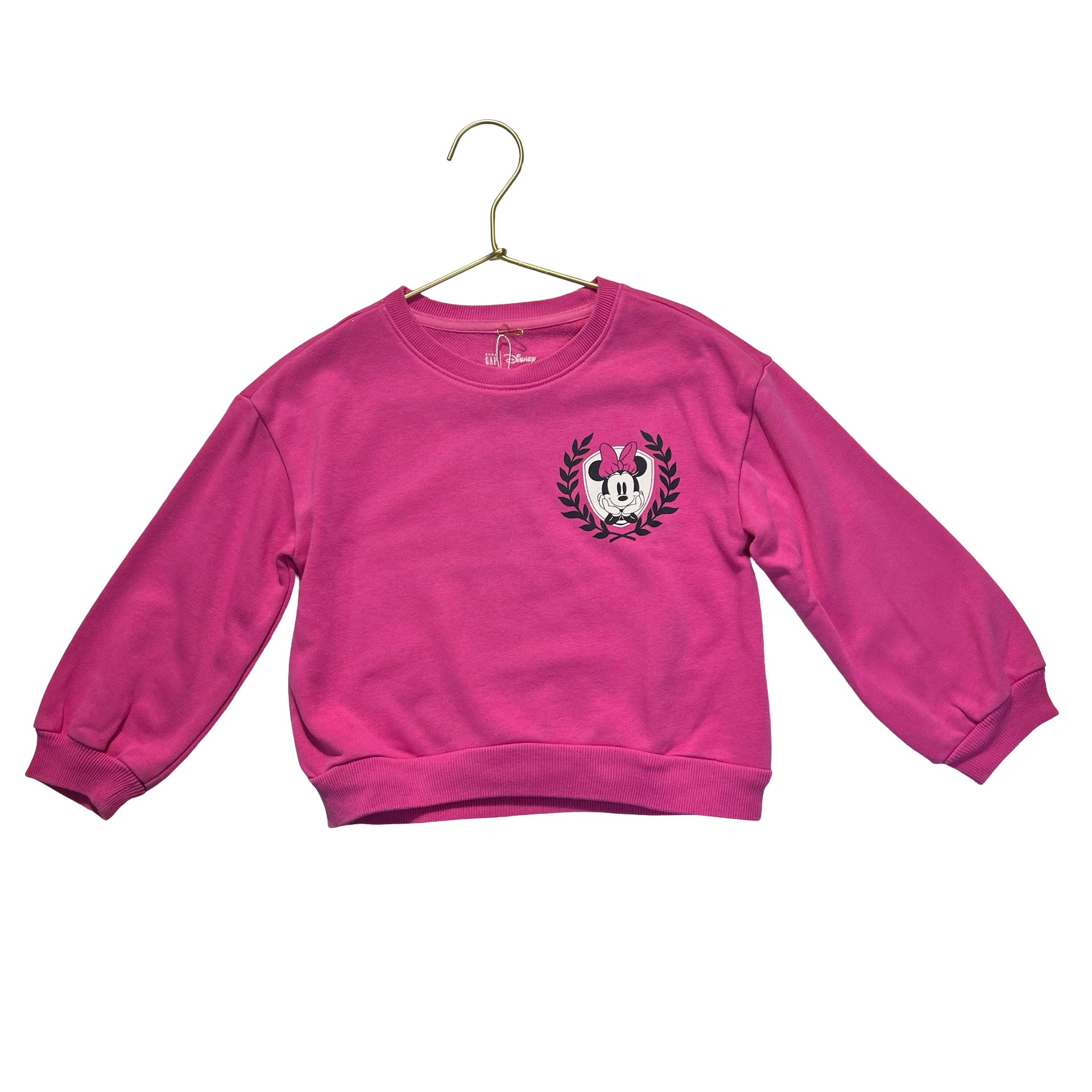 Baby Gap x Disney Raspberry Pink Minnie Mouse Sweatshirt - Size 3