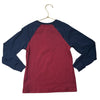 Janie and Jack Burgundy & Navy Henley Shirt - Size 7