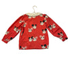 Mini Rodini Red 'Ritzratz' Mouse Print Blouse - Size 116-122 (6-7)